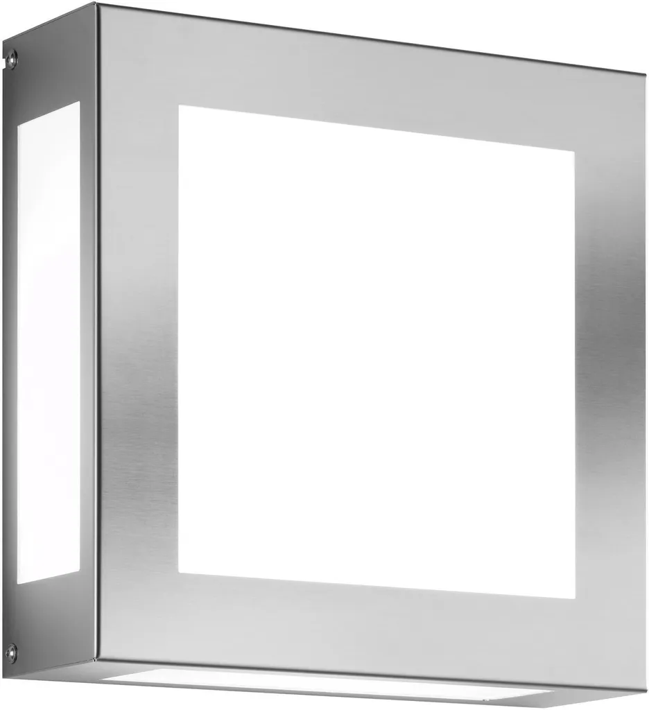 Applique murale CMD 42 en acier inoxydable IP44 et verre opale E27
