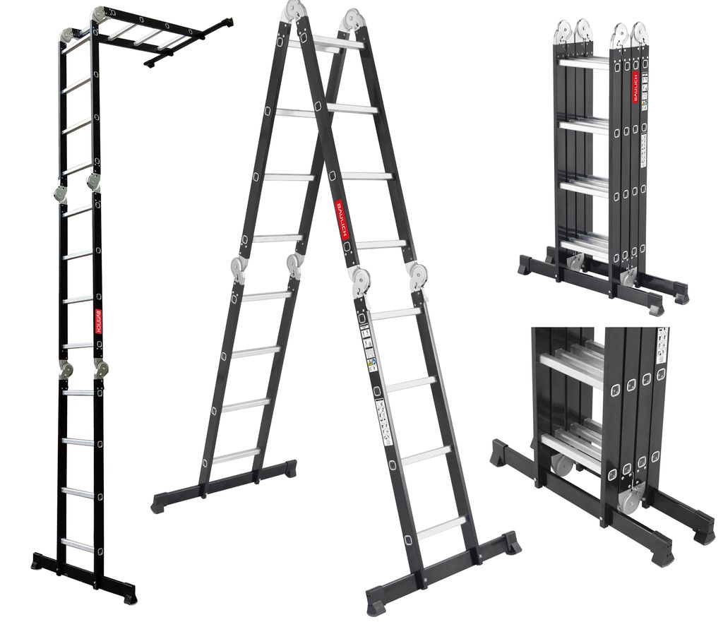 Baulich | Scala - 4x4 pioli - Portata 125 kg - Altezza di Immagine del prodotto 