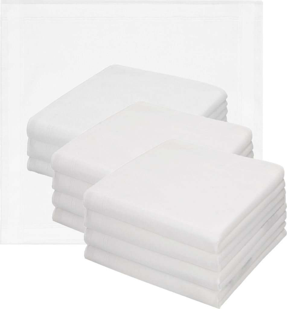 Betz 12 Stück Herren Stoff Taschentücher 40x40 cm Produktbild 