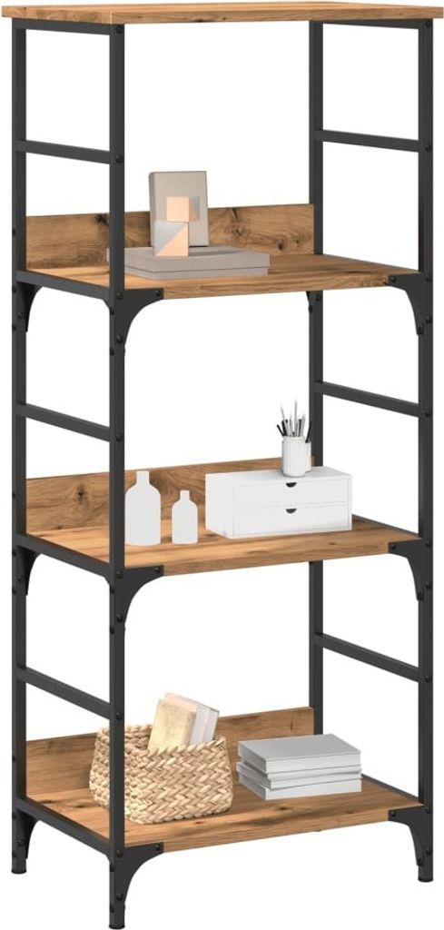 "im Angebot" Bücherregal, Standregal, Aufbewahrungsregal, Artisan-Eiche 50x33x117,5 cm Holzwerkstoff - Aktenregal CC24380