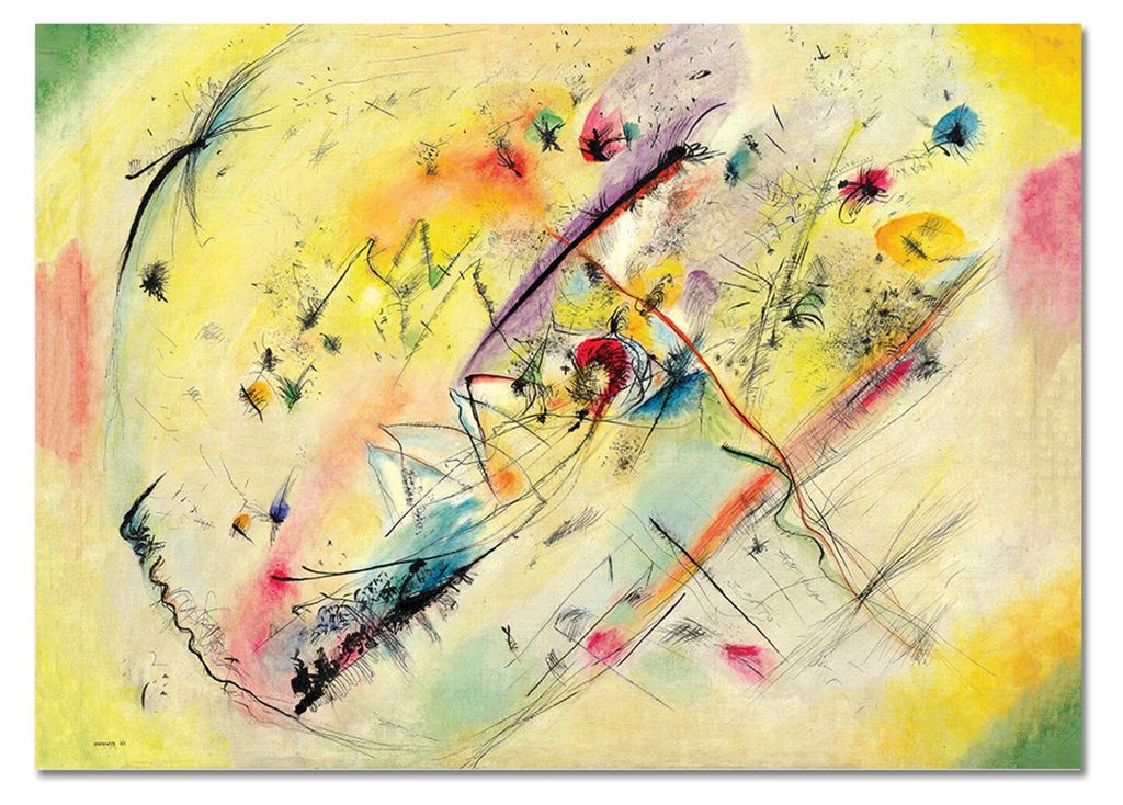 Giallobus - Helle Bilder - Vassily Kandinsky - 140L x 100B cm - Bild - Acrylglas