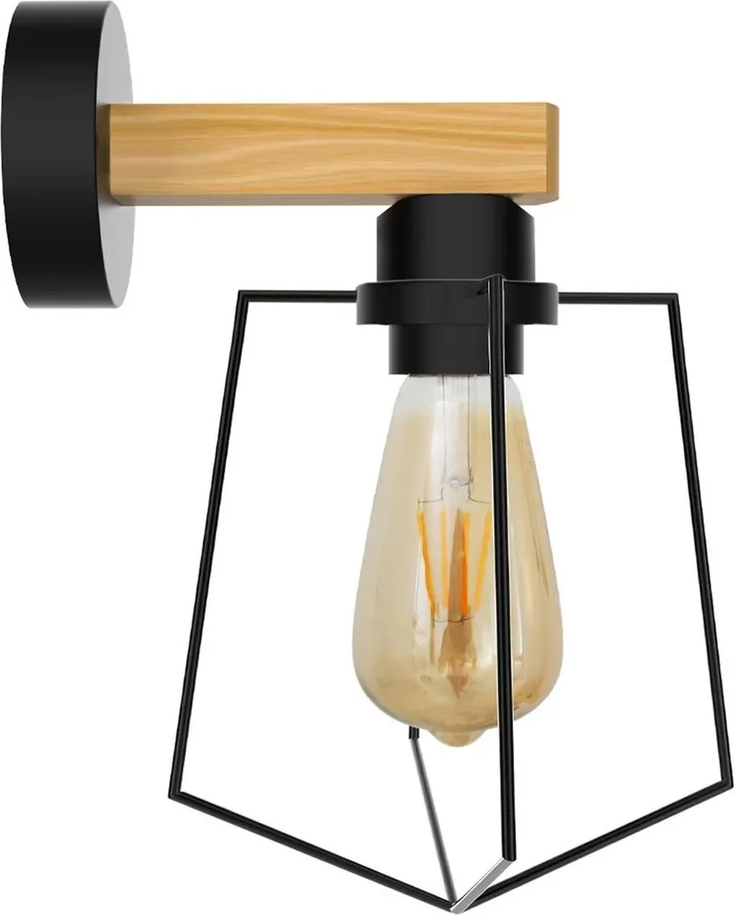 Applique Moderna tooLight App978-1W Black | Lampada Design Industriale - 1