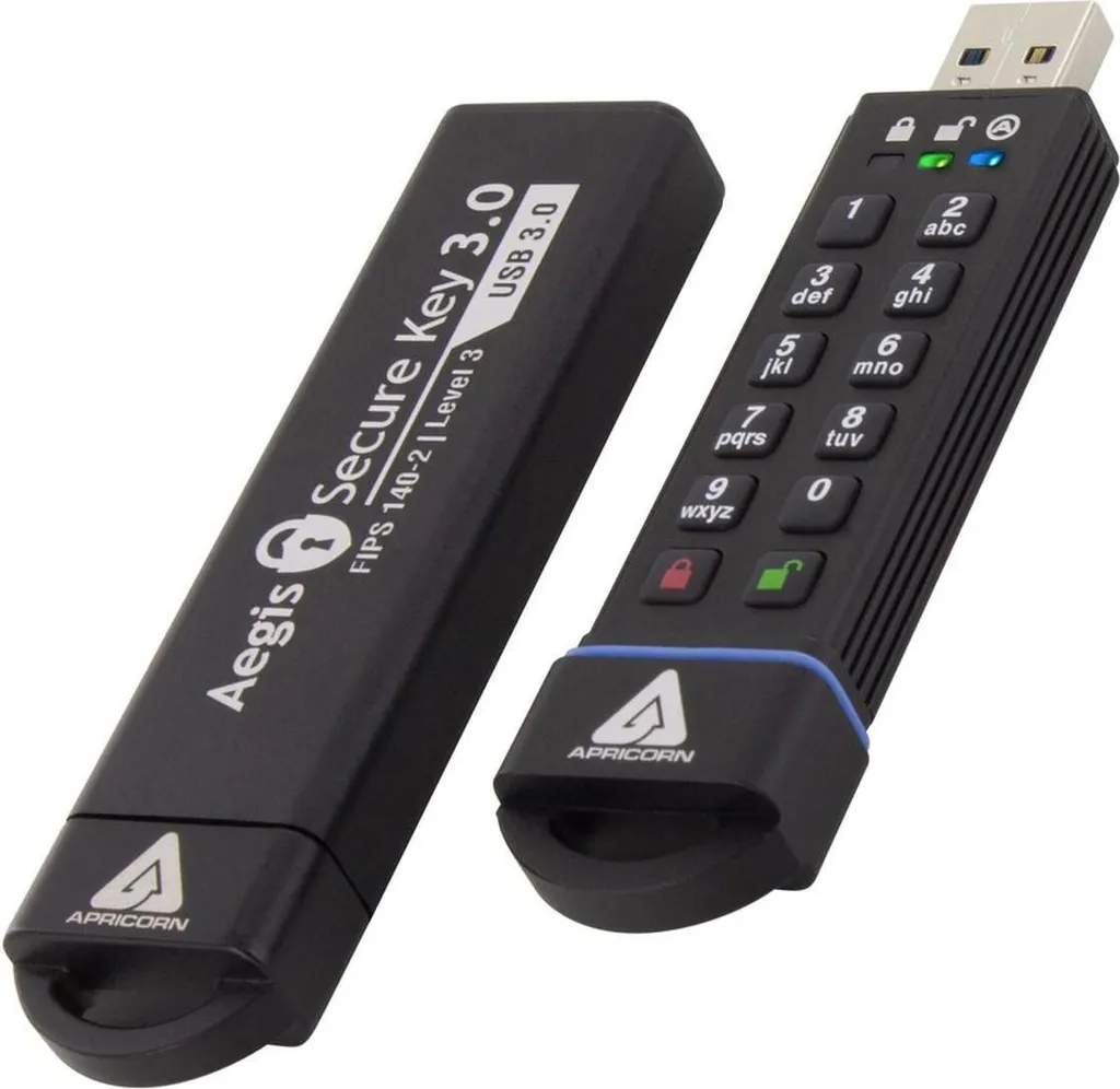 Évitez la Fuite de Données avec Aegis Secure Key USB 3.0 16GB Chiffrée Pro