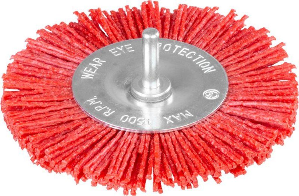 Bürste Strend Pro AWB-038, 100 mm, Rund-, Nylon, mit Schaft