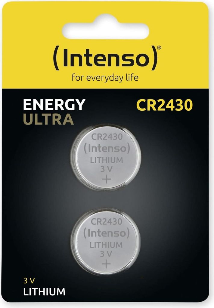 INTENSO Lithium-Knopfzelle CR2430, 2 Stück Produktbild 