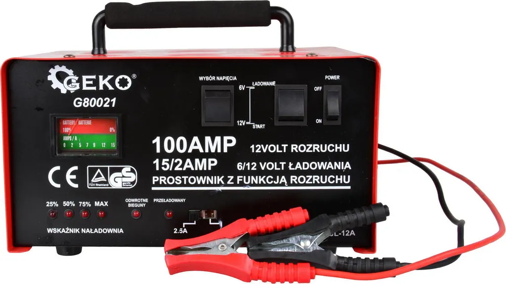 Dépannage Batterie Déchargée avec le Chargeur Démarreur GEKO 100A 12V