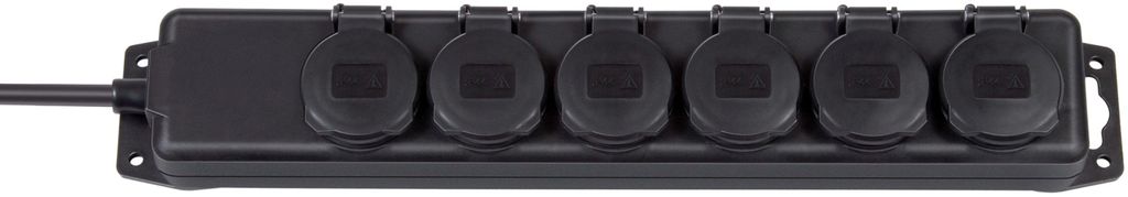 Brennenstuhl BN-1159970, 2 m, IP44, Černá, Neopren, Guma, 6 Obrázek produktu 