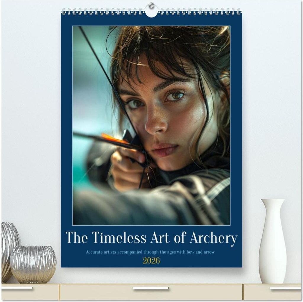 The Timeless Art of Archery (High Quality Premium Wall Calendar 2026 DIN A2 portrait),CALVENDO 12 Month Wall Calendar