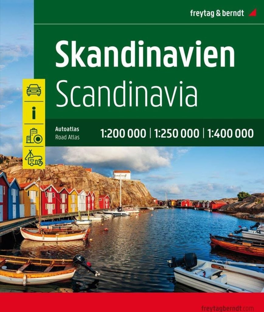 Scandinavia Road Atlas – Lingua: Inglese Immagine del prodotto 