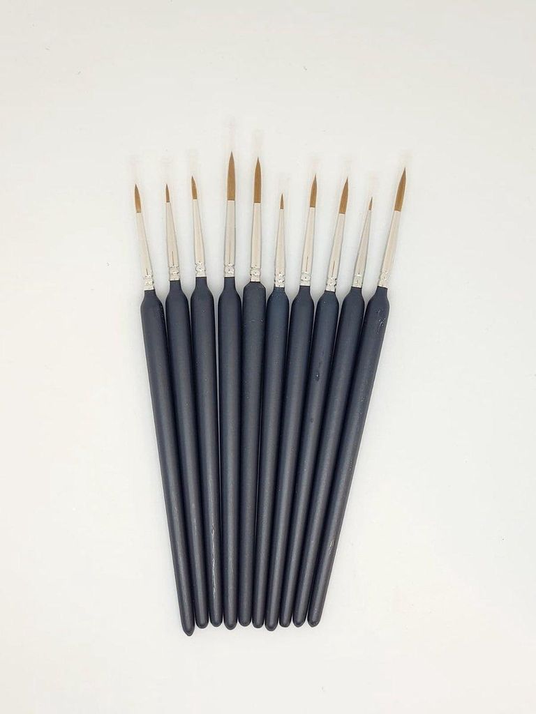 Jumada's – Pinsel für Acrylfarbe – 10-teiliges Set für Produktbild 