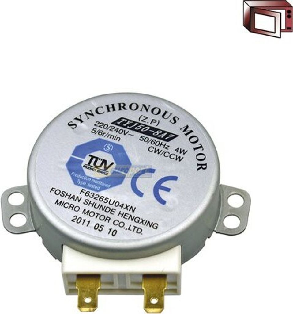 Drehteller-Motor TYJ50-8A7 für Bosch, Siemens, Neff Mikrowelle 5/6rpm - Teile-Nr.: 602110