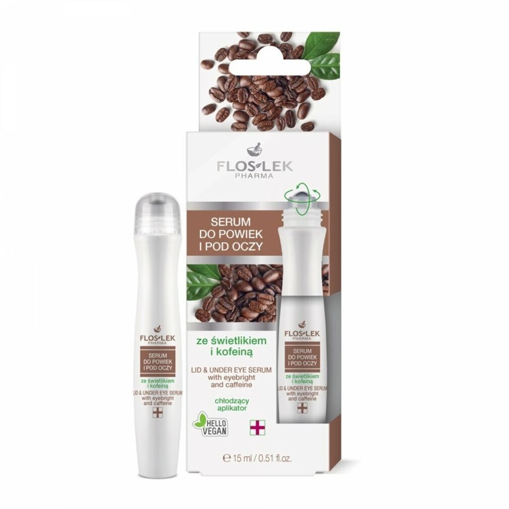 Floslek Augenlid- und Augenserum mit Augentrost und Koffein, 15 ml/Tube/8226