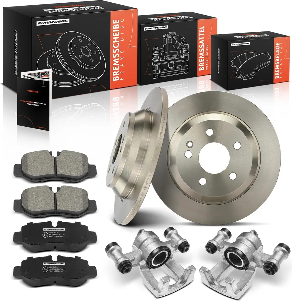 Kit de Freinage Arrière Complet avec Étriers pour Mercedes Vito W447
