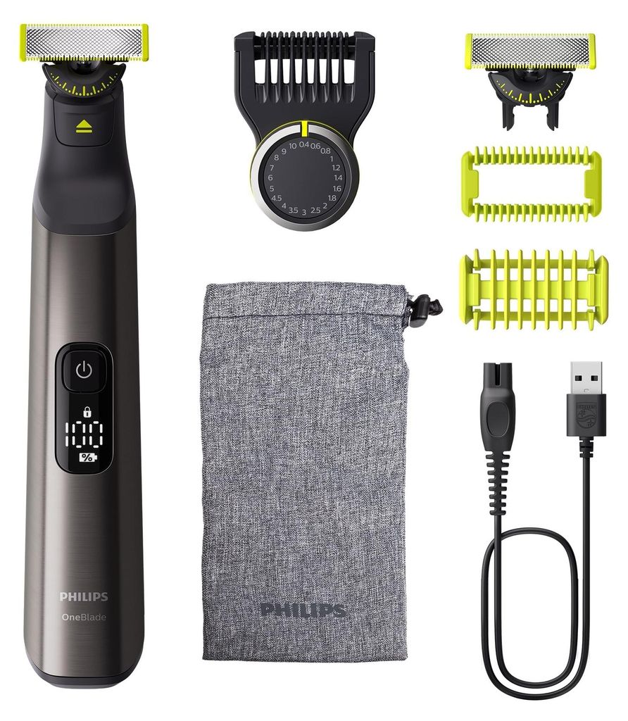 Philips QP6552/30, Vstavaný displej, Umývateľný, Batérie, Obrázok produktu 