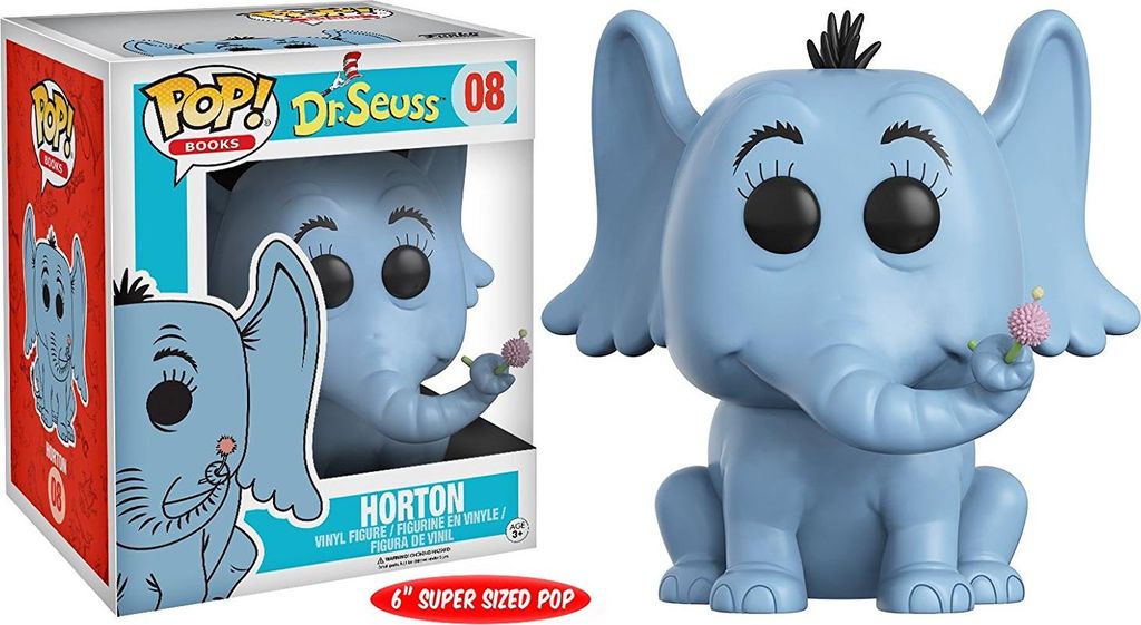 Funko Pop Culture Books Dr. Seuss Horton Vinyl-Figur Neu!