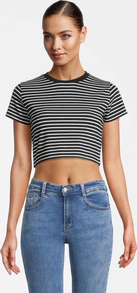 Vestino Damen Shirt 5765-L, 5765-M, 5765-S, 5765-XS 906881 schwarz/weiss M