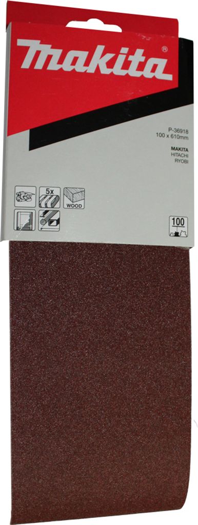 Makita P-36918 Schleifband 100x610mm K100 Produktbild 2