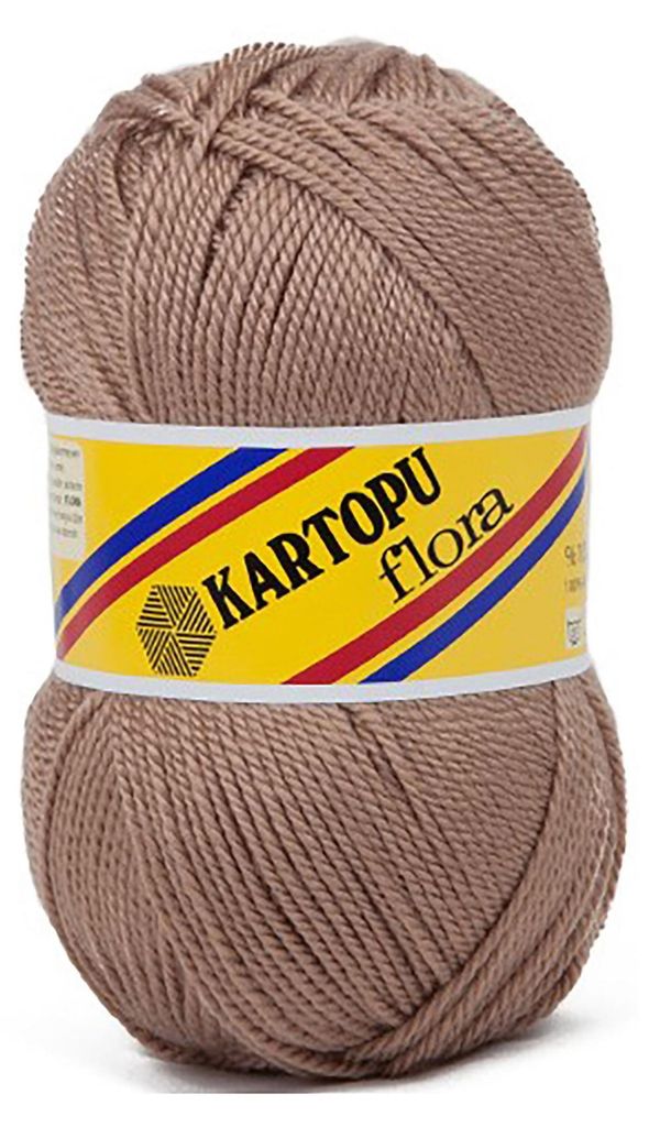 100g Strick-Häkel-Garn KARTOPU FLORA K885 macchiato