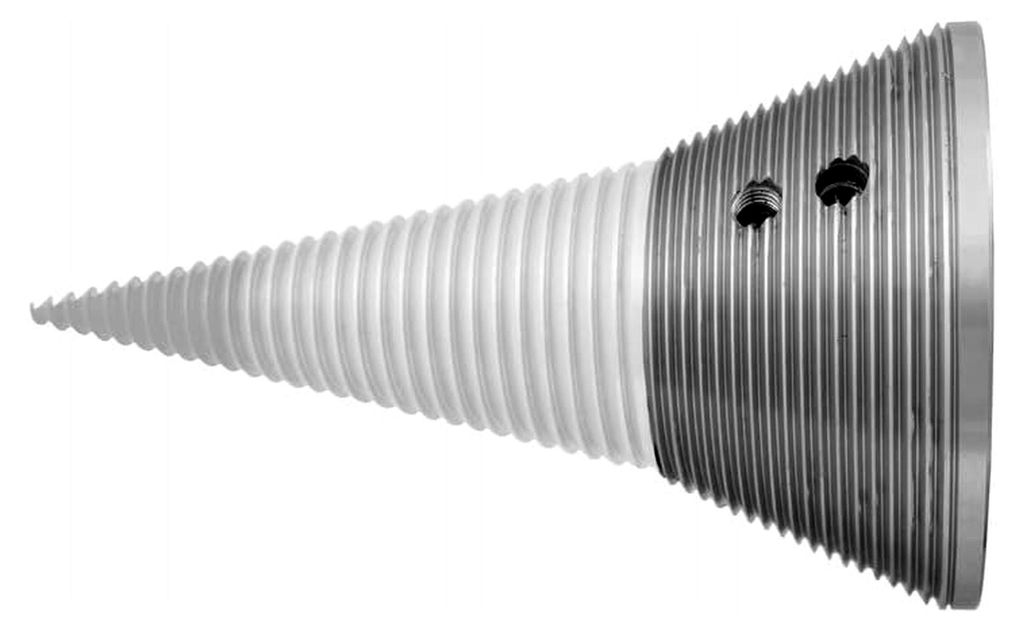 Kegelspalter mit wechselbarer Spitze 150mm und unterschiedlichen Aufnahmen