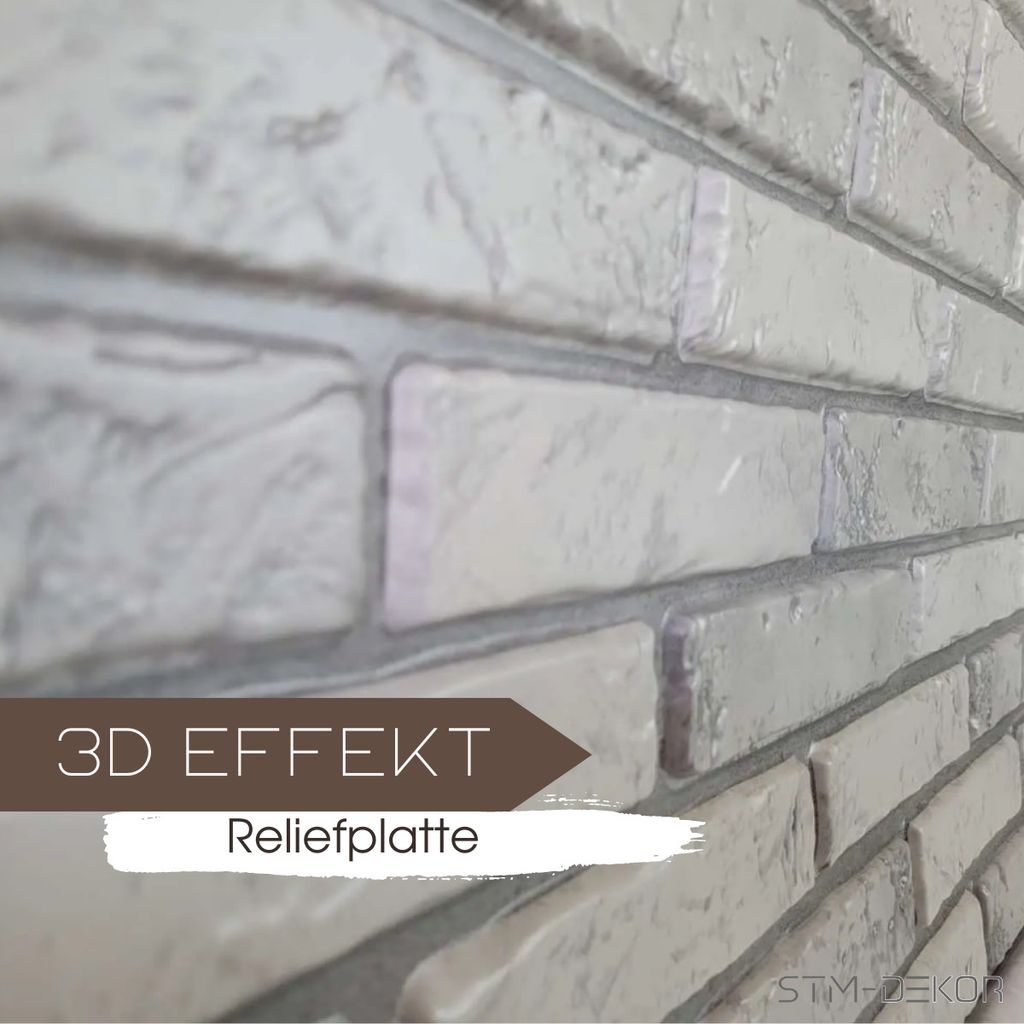 6m² 3D PVC Paneele Stein Optik 15 Stück, Wandpaneele Wandverkleidung Decke Deckenpaneele PVC