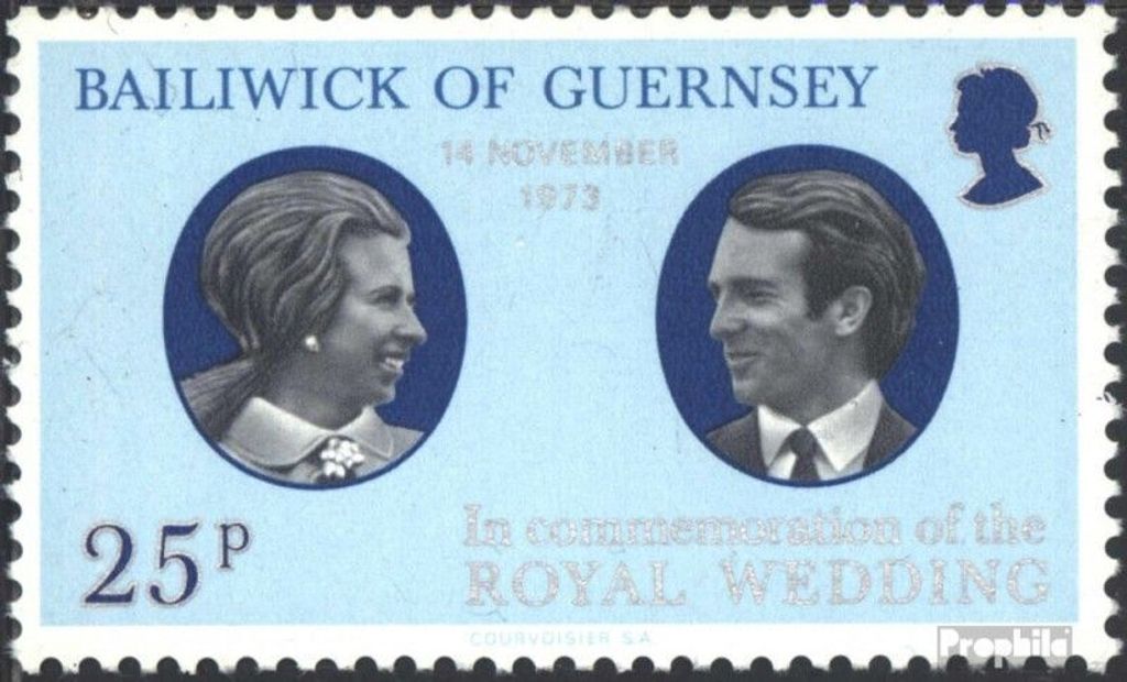 Briefmarken GB - Guernsey 1973 Mi 88 (kompl.Ausg.) Produktbild 