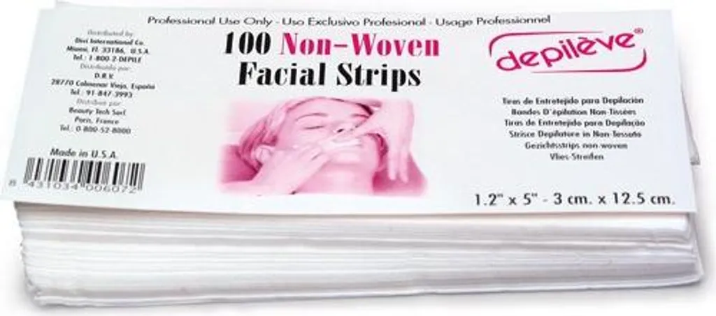 Depileve Classic Stripes - 100 Bandes Épilation Haute Résistance Corps