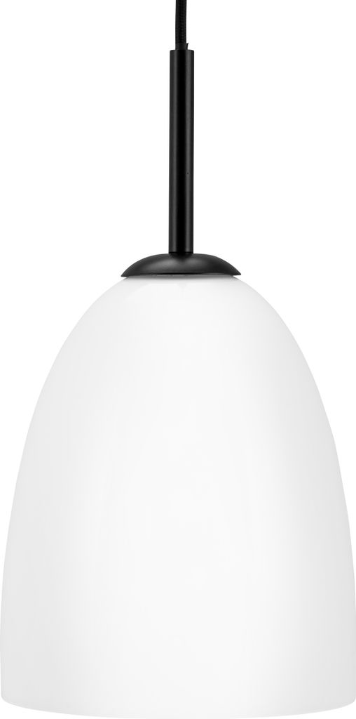 Pendelleuchte LED, Hängelampe, Deckenlampe Pendel, Pendellampe Esstisch, Pendelleuchte für Wohnzimmer, Skandinavische Design, Jazz D18 Schwarz