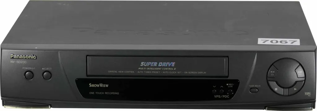 Numérisez vos cassettes VHS avec le Panasonic NV-SD230EG haute qualité