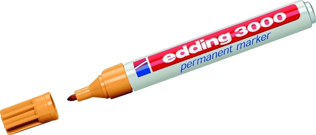 Edding - Filzstift 3000 rund 1,5-3mm ockergelb | 10 Stück