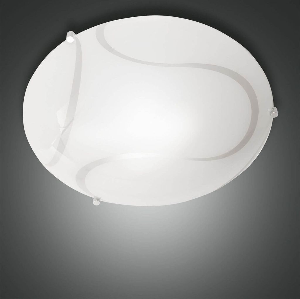 Fabas Luce Deckenleuchte Magma E27 Ø400mm Weiß,  Italy Produktbild 