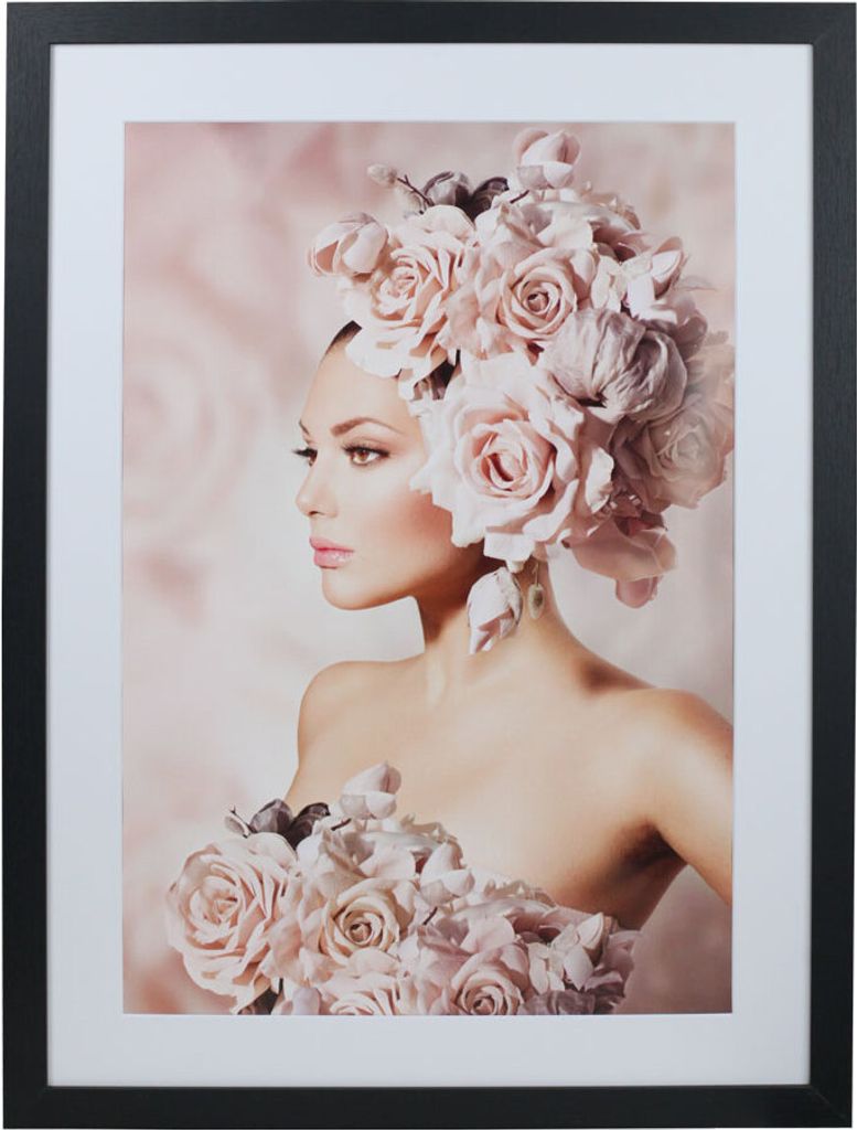 Bilderrahmen Holz Rahmen Plexi Acryl Collage Wanddeko Poster quadratisch S215 - Farbe: Schwarz | Format: 50x70