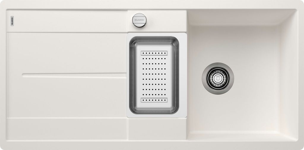 BLANCO METRA 6 S-F flächenbündige Spüle / SILGRANIT / weiß Produktbild 