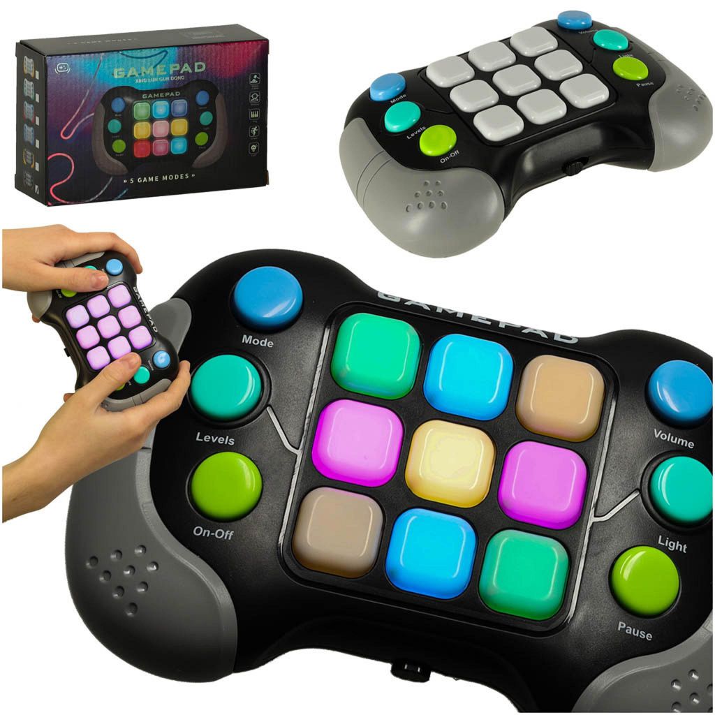 KIK KX3372 Antistresová senzorická hra konzole černá Obrázok produktu 
