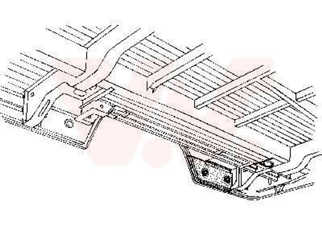 Remplacer Plancher Rouillé Mercedes T1 - Panneau Van Wezel 3072343