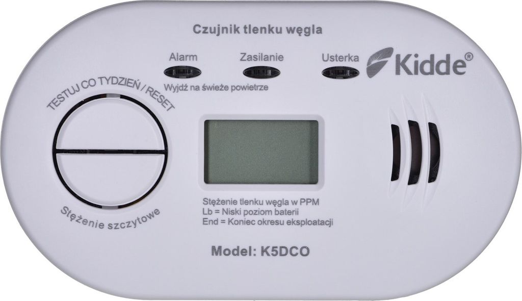 K5DCO KIDDE Kohlenmonoxid-Detektor