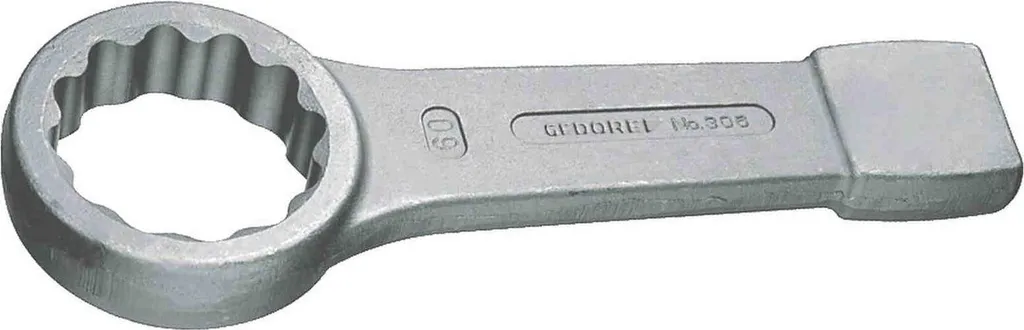 Chiave a Percussione Gedore 27mm 306 27 DIN 7444 Acciaio 31CrV3