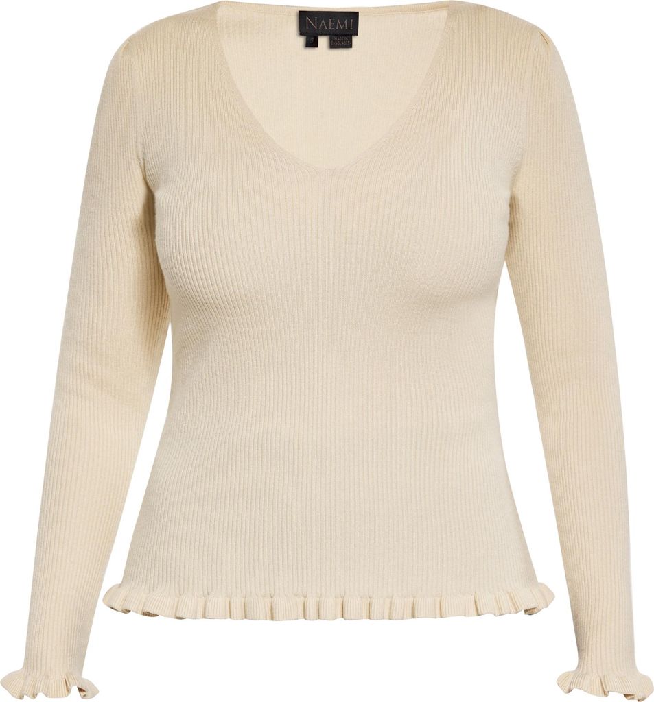 NAEMI damen pullover - elfenbein, XXL