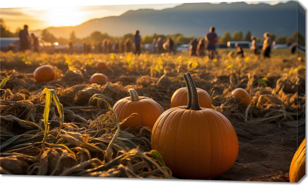 Bild 100x60cm Goldener Herbst