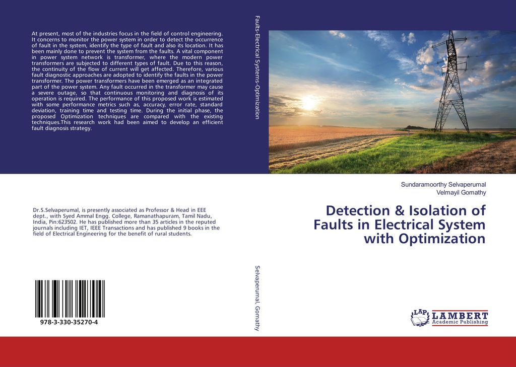 Detection & Isolation of Faults in Electrical System with Optimization