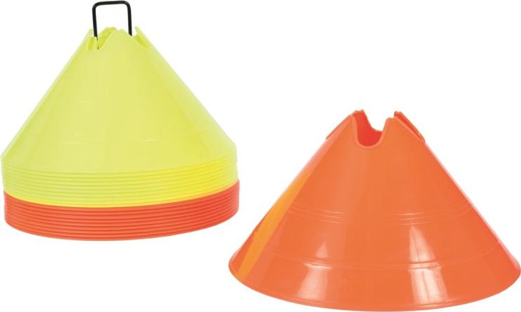 Megaform Bodenmarkierungs Set 15cm - 20 Stück für Sport und Spiel