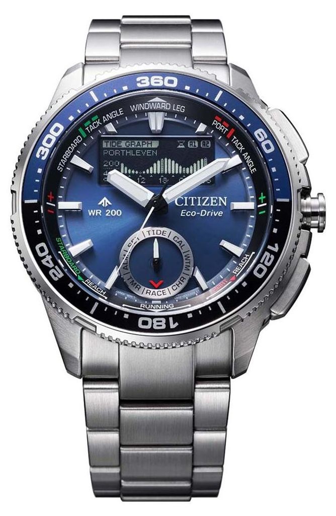 Citizen Wave Tracker Eco Drive Solar Herrenuhr Produktbild 