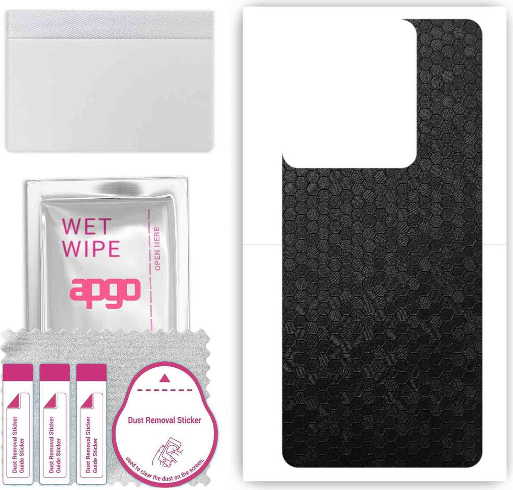 apgo Rückseite Schutzfolie, Skin, kompatibel mit Motorola Edge 50 Ultra, Hinten Displayschutzfolie aus Vinylfolie, kratzfest, einfache Montage - S...