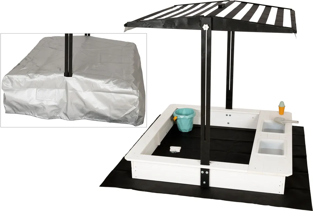 Sabbiera per Bambini con Tetto e Cucina Fango - WONDERMAKE® Design