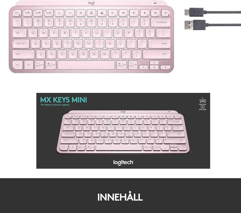 Logitech MX Keys Mini Clavier sans Fil Bluetooth Minimaliste Graphite - 7