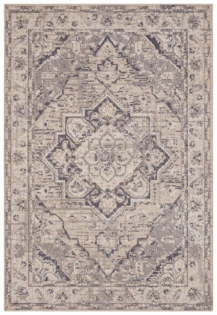 Hanse Home Terrain Designer Kurzflor Teppich Sand Creme Produktbild 