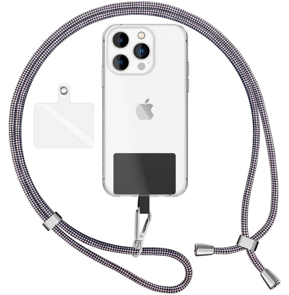 NALIA Universal Lanyard mit 2 Pads & Karabinerhaken - 160cm Produktbild 