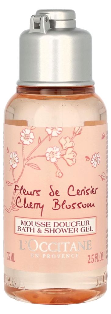 L'Occitane Cherry Blossom Bath & Shower Gel 75 ml Produktbild 