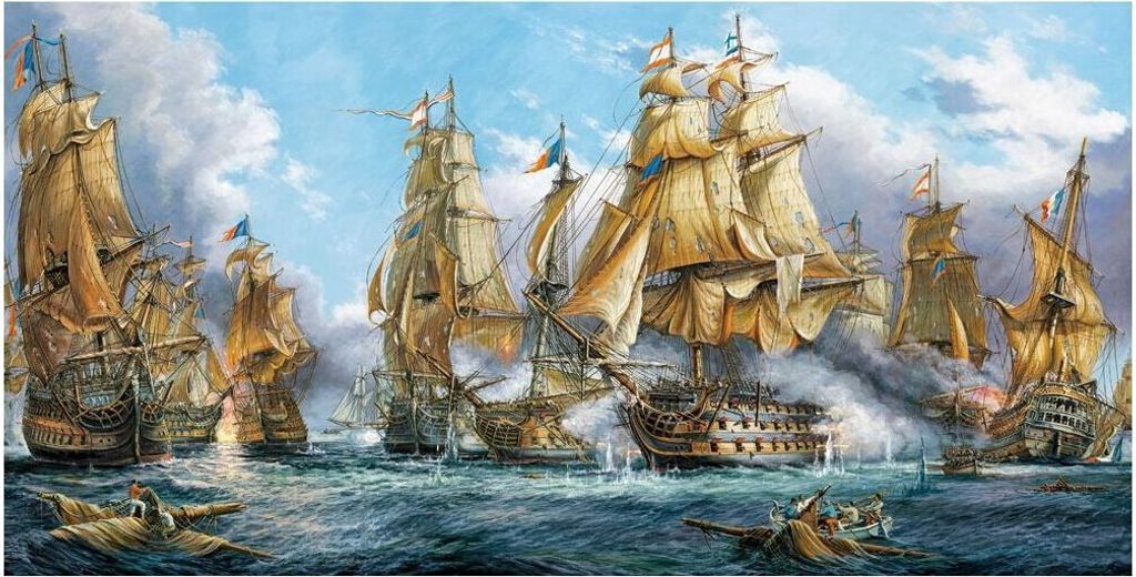 Castorland Naval Battle Puzzle 4000 Teile   C-400102-2 Produktbild 