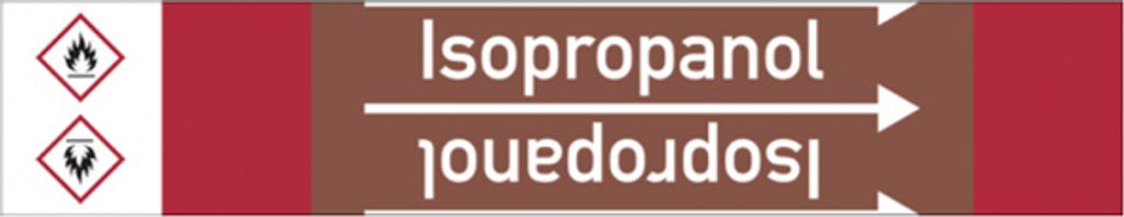 Dreifke Aufkleber Rohrleitungsband, Isopropanol, Rolle = 33 m | 33000x105 mm...