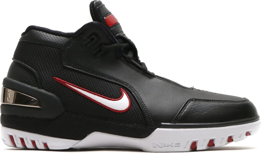 Nike Air Zoom Generation QS LeBron James LTD Basketballschuhe Hallenschuhe Sneaker schwarz/weiss/rot AJ4204-001, Schuhgröße:41 EU
